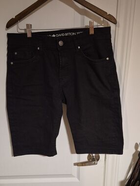 Buffalo David Bitton Men's Black Denim Jean Shorts